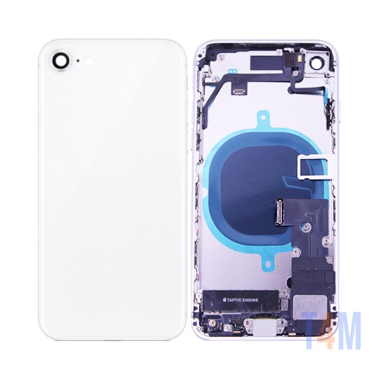 Tapa Trasera+Frame+Flex Apple iPhone 8 Blanco